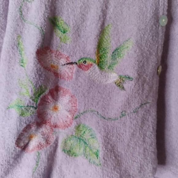 Northern Isles Vintage Hummingbird Cardigan Sweater - Picture 6 of 11